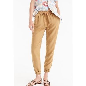 Petite Point Sur seaside skinny pant in linen